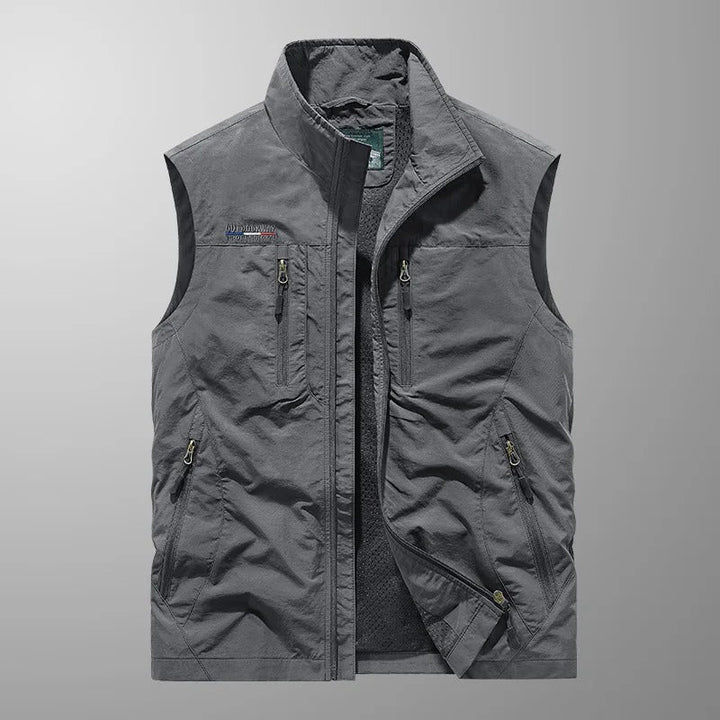 Bo™ | Andningsbar Cargo Bodywarmer med Flera Fickor