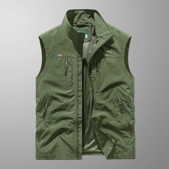 Bo™ | Andningsbar Cargo Bodywarmer med Flera Fickor