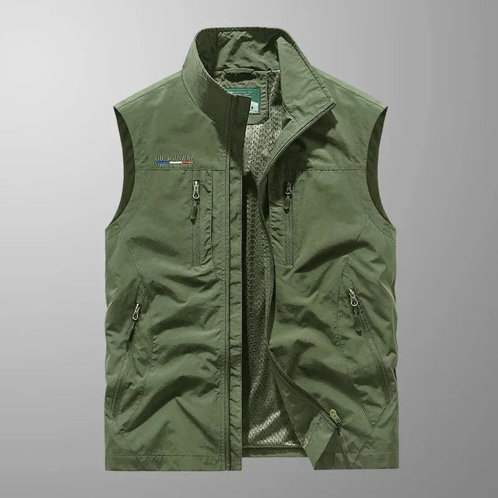 Bo™ | Andningsbar Cargo Bodywarmer med Flera Fickor