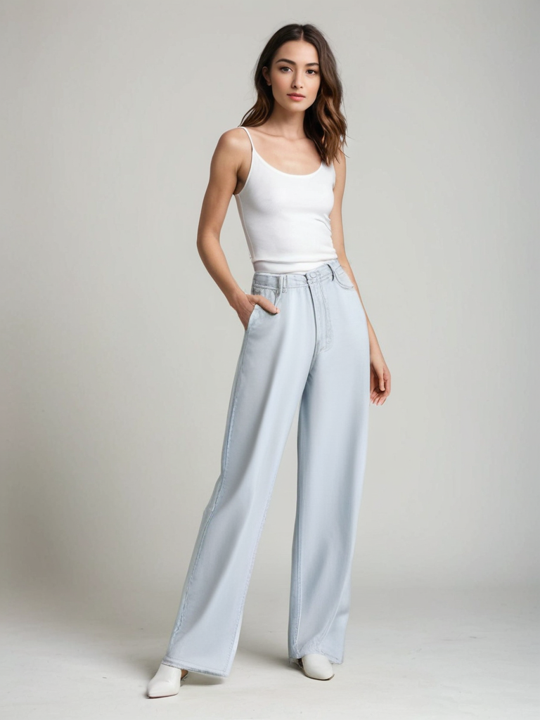 Femme Aarhus™ | Udstyret Jeans Blå Gletsjer