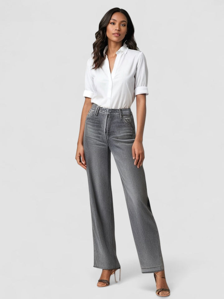Femme Aarhus™ | Grå Udstillet Jeans