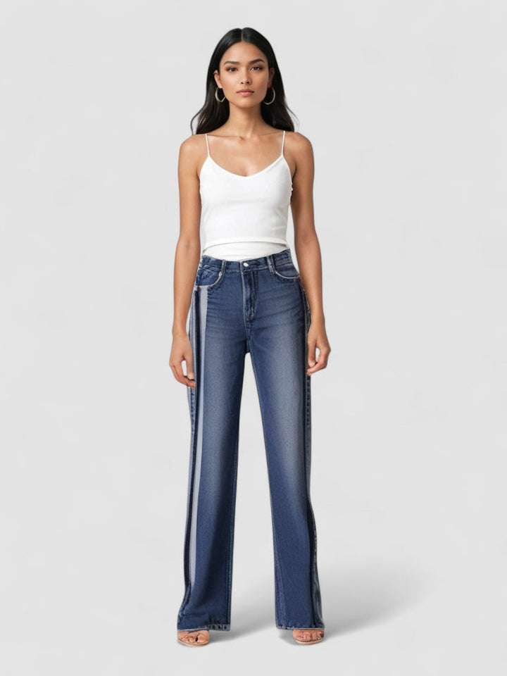 Femme Aarhus™ | Jeans med Udvidede Sider