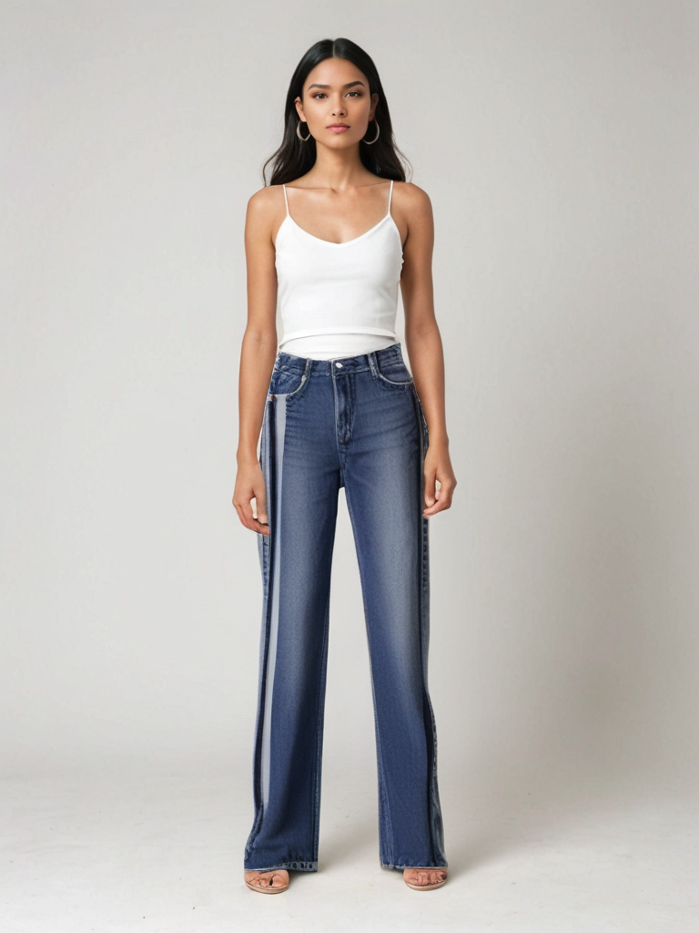 Femme Aarhus™ | Jeans med Udvidede Sider