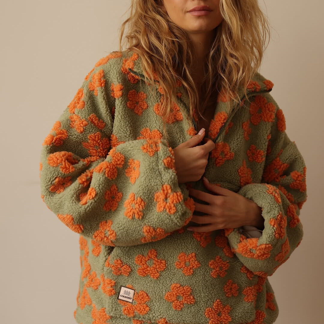 Chloé™ | Bohemian fleece-trøje
