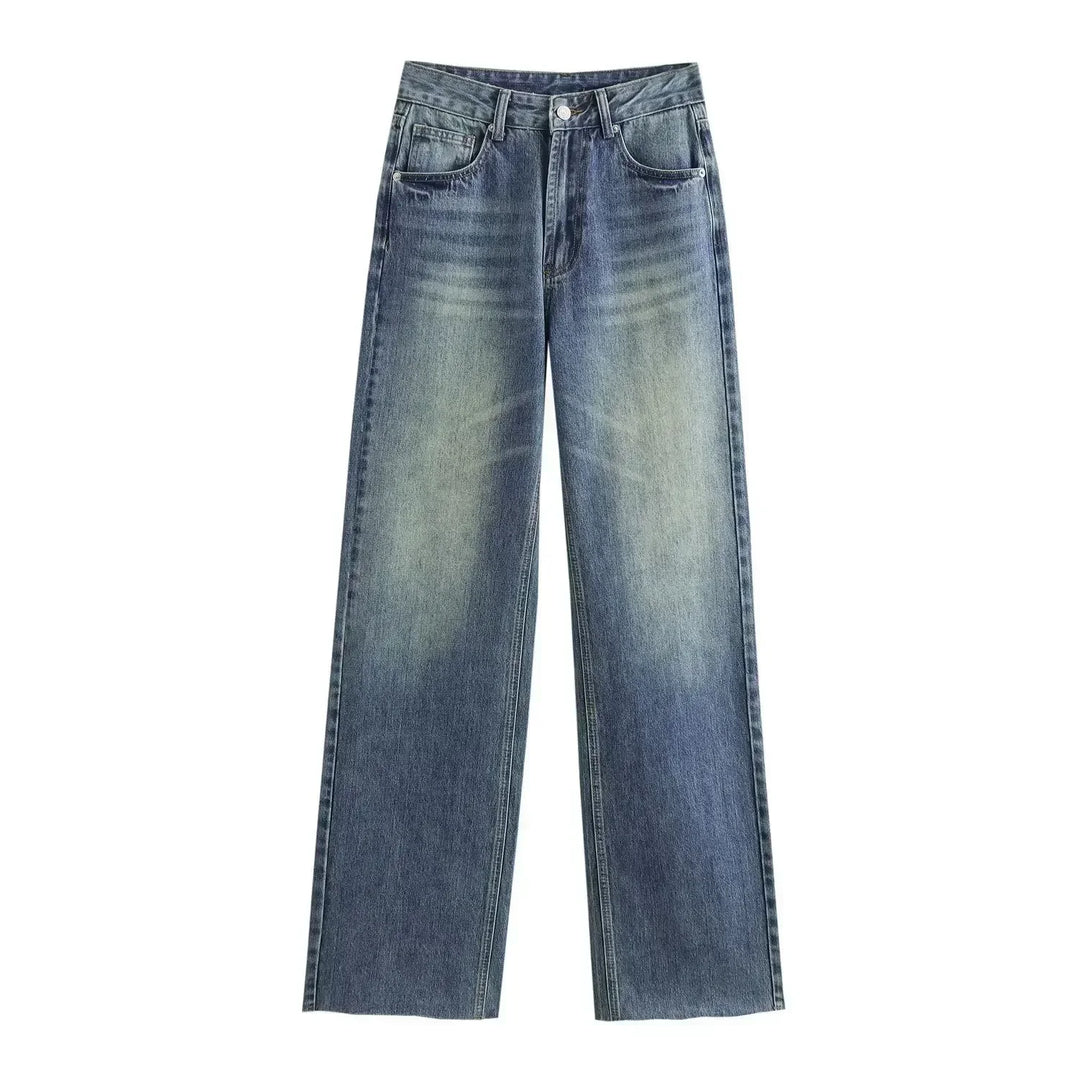 Femme Aarhus™ | Jean Large Effet Usé
