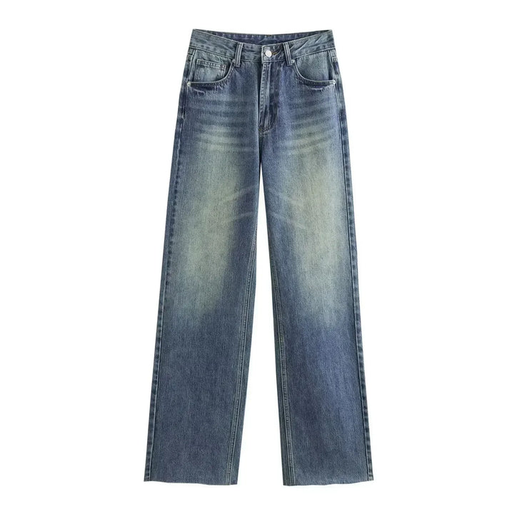 Femme Aarhus™ | Jean Large Effet Usé