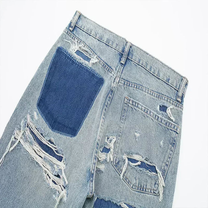 Femme Aarhus™ | Jean Patchwork Zdestroyet