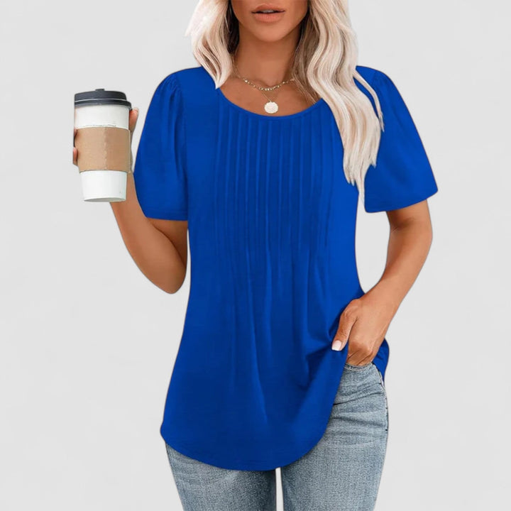 Femme Aarhus™ | Linna – Langærmet bluse i blød viskose