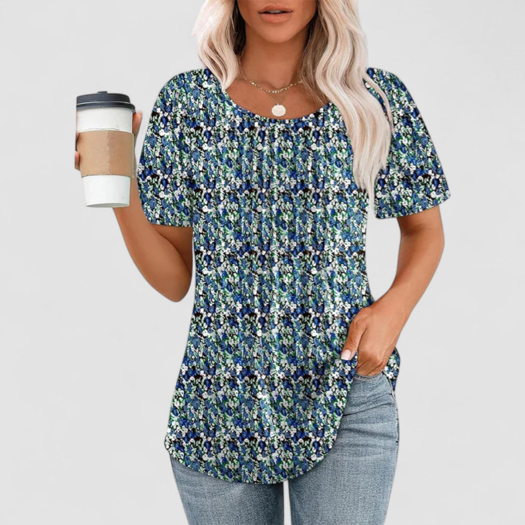 Femme Aarhus™ | Linna – Langærmet bluse i blød viskose