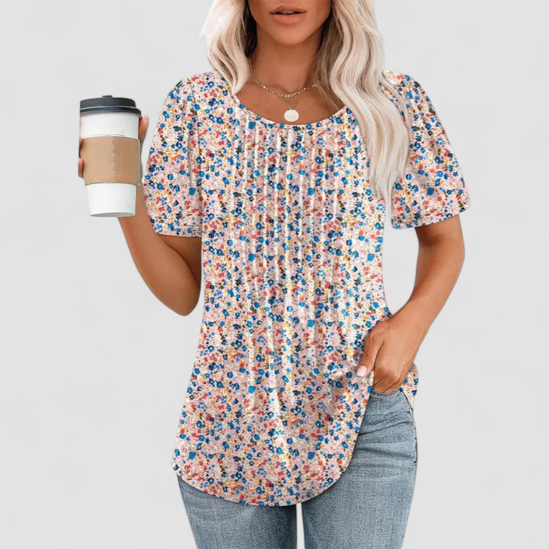 Femme Aarhus™ | Linna – Langærmet bluse i blød viskose